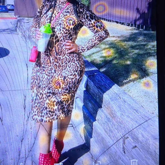 Leopard bodycone dress - Picture 2 of 2